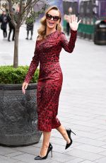 AMANDA HOLDEN Arrives at Britains Got Talent in London 02/10/2022