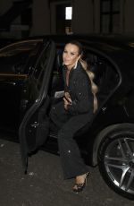 AMANDA HOLDEN Arrives at Her Birthday Party in London 02/25/2022