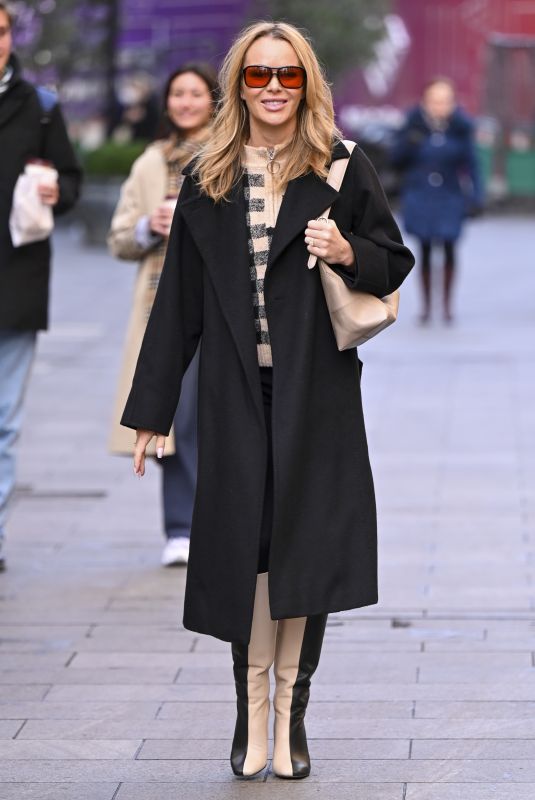 AMANDA HOLDEN at Global Radio Station in London 02/07/2022