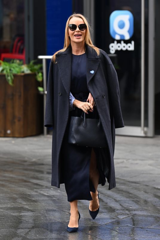 AMANDA HOLDEN at Global Radio Studios in London 02/10/2022
