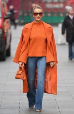 AMANDA HOLDEN at Heart Radio in London 02/08/2022