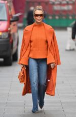AMANDA HOLDEN at Heart Radio in London 02/08/2022