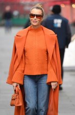 AMANDA HOLDEN at Heart Radio in London 02/08/2022