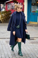 AMANDA HOLDEN at Heart Radio Studios in London 02/03/2022