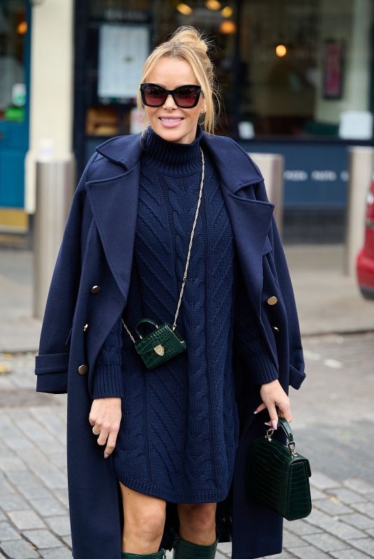AMANDA HOLDEN at Heart Radio Studios in London 02/03/2022