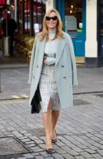 AMANDA HOLDEN Leaves Global Radio at Leicester Square in London 02/01/2022
