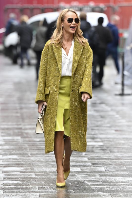 AMANDA HOLDEN Leaves Global Studios in London 02/24/2022