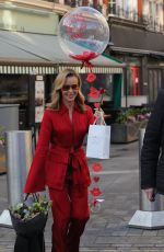 AMANDA HOLDEN Leaves Heart Radio in London 02/11/2022