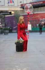 AMANDA HOLDEN Leaves Heart Radio in London 02/11/2022