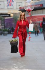 AMANDA HOLDEN Leaves Heart Radio in London 02/11/2022