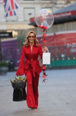 AMANDA HOLDEN Leaves Heart Radio in London 02/11/2022