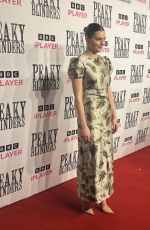 AMBER ANDERSON at Peaky Blinders Season 6 Premiere in London 02/24/2022