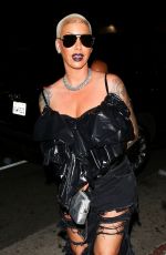 AMBER ROSE Arrives at The Nice Guy in West Hollywood 02/12/2022