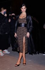 AMELIA HAMLIN Arrives at Michael Kors Fashion Show in New York 02/15/2022
