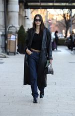 AMELIA HAMLIN Out at Milan Fashion Week 02/22/2022