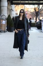 AMELIA HAMLIN Out at Milan Fashion Week 02/22/2022