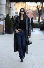 AMELIA HAMLIN Out at Milan Fashion Week 02/22/2022