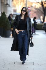 AMELIA HAMLIN Out at Milan Fashion Week 02/22/2022