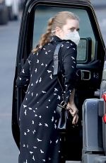 AMY ADAMS Arrives at School of Rock Music in Los Angeles 02/01/2022