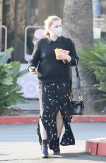 AMY ADAMS Arrives at School of Rock Music in Los Angeles 02/01/2022