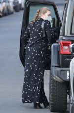 AMY ADAMS Arrives at School of Rock Music in Los Angeles 02/01/2022