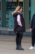 AMY DOWDEN Arrives at Her Hotel in Liverpool 02/03/2022