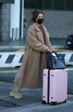 ANASTASIA KARANIKOLAOU Arrives in Milan 02/23/2022