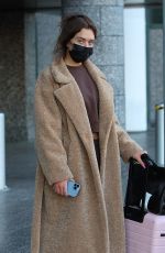 ANASTASIA KARANIKOLAOU Arrives in Milan 02/23/2022