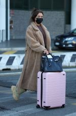 ANASTASIA KARANIKOLAOU Arrives in Milan 02/23/2022