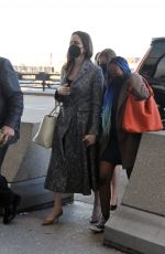 ANGELINA JOLIE Arrives at JFK Airport in Washington 02/09/2022