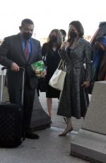 ANGELINA JOLIE Arrives at JFK Airport in Washington 02/09/2022