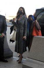 ANGELINA JOLIE Arrives at JFK Airport in Washington 02/09/2022