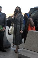 ANGELINA JOLIE Arrives at JFK Airport in Washington 02/09/2022