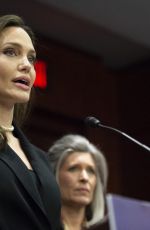 ANGELINA JOLIE at News Vonference at US Capitol in Washington DC 02/09/2022