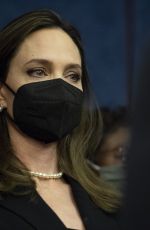 ANGELINA JOLIE at News Vonference at US Capitol in Washington DC 02/09/2022