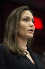 ANGELINA JOLIE at News Vonference at US Capitol in Washington DC 02/09/2022
