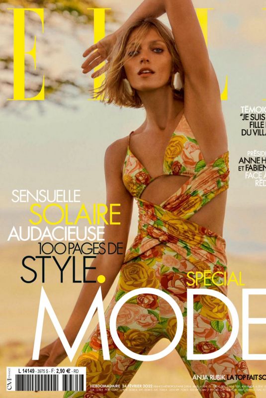 ANJA RUBIK and ALEXANDRA AGOSTON in Elle Magazine, France February 2022