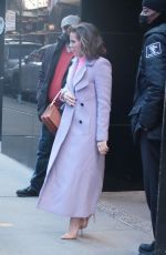 ANNA CHLUMSKY Arrives at Good Morning America in New York 02/11/2022