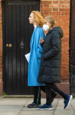 ANNA ERMAKOVA Out Searching for a New Flat in Chelsea 02/02/2022