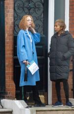 ANNA ERMAKOVA Out Searching for a New Flat in Chelsea 02/02/2022