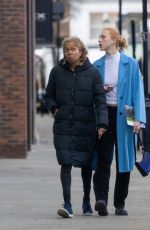 ANNA ERMAKOVA Out Searching for a New Flat in Chelsea 02/02/2022
