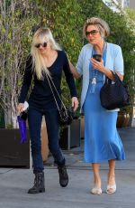 ANNA FARIS Out for Lunch with a Friend at E Baldi in Beverly Hills 02/14/2022