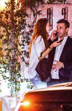 ANNA OSCEOLA and Jon Hamm at Sunset Tower in Hollywood 02/11/2022