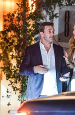 ANNA OSCEOLA and Jon Hamm at Sunset Tower in Hollywood 02/11/2022