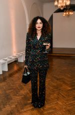 ANNA SHAFER at Daniel W. Fletcher Show at London Fashion Week 02/19/2022