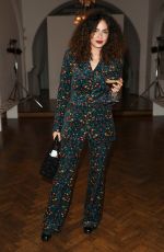 ANNA SHAFER at Daniel W. Fletcher Show at London Fashion Week 02/19/2022
