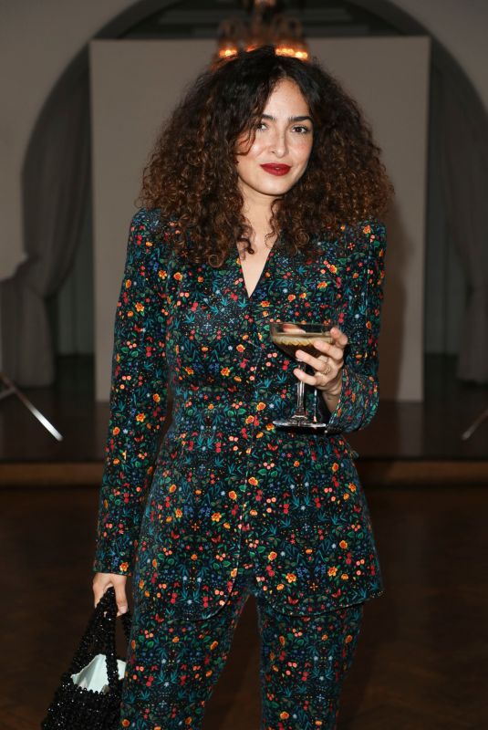 ANNA SHAFER at Daniel W. Fletcher Show at London Fashion Week 02/19/2022