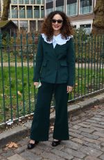 ANNA SHAFFER Arrives at  Paul & Joe Show at London Fashion Week 02/21/2022