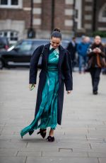ANNA SHAFFER Arrives at Roksanda Show at London Fashion Week 02/21/2022