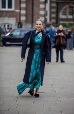 ANNA SHAFFER Arrives at Roksanda Show at London Fashion Week 02/21/2022